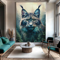 Lynx Double Exposure Wall Art by Tailored Canvases