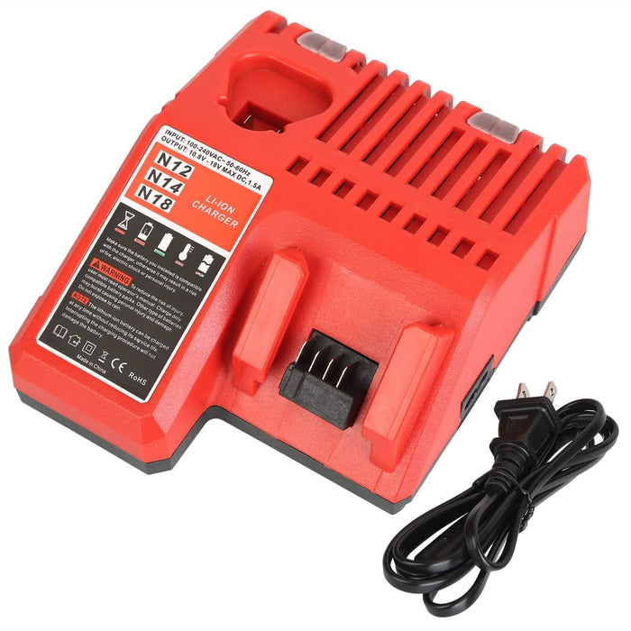 M12 M18 Rapid Fast Charger Fit for Milwaukee Battery by DailySale
