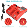 M12 M18 Rapid Fast Charger Fit for Milwaukee Battery by DailySale