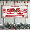 Sleigh Rides Christmas Sign IV by Tailored Canvases