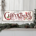 Family Welcome To Christmas Sign II by Tailored Canvases