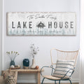Family Lake House Sign II by Tailored Canvases