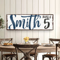 Personalized Party of Family Sign by Tailored Canvases