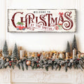 Family Welcome To Christmas Sign II by Tailored Canvases