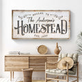 Homestead Sign VII by Tailored Canvases