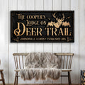 Hunting Lodge Sign by Tailored Canvases