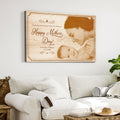 Mother's Day Sign Dear Mother In Heaven by Tailored Canvases