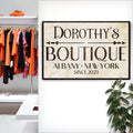 Boutique Sign IV by Tailored Canvases