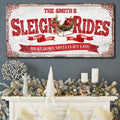 Sleigh Rides Christmas Sign IV by Tailored Canvases