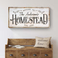 Homestead Sign VII by Tailored Canvases