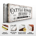 Branded Cattle Ranch Sign VI by Tailored Canvases