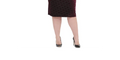Tommy Hilfiger Women's Ruched Velvet Geometric Long Sleeve Dress ,Size 16W by Vanessa Jane