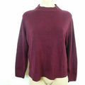 Karen Scott Womens Ribbed Trim Mock Neck Pullover Sweater by Vanessa Jane