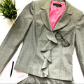 Anne Klein Ruffled Jacket, Size 4Petite by Vanessa Jane