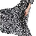 Inc Animal-Print Maxi Shirtdress, Size 8 by Vanessa Jane