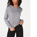 Gypsies & Moondust Juniors Cropped Gingham Hoodie, Size Medium by Vanessa Jane