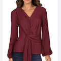 INC International Concepts Women's Drape-Front Top by Vanessa Jane