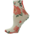 Lot of 3 INC Womens Printed Floral Socks/ Sheer Stripe Ankle Socks, One Size` by Vanessa Jane