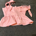 Fore Knot Trim Cutout Top, Size Small by Vanessa Jane