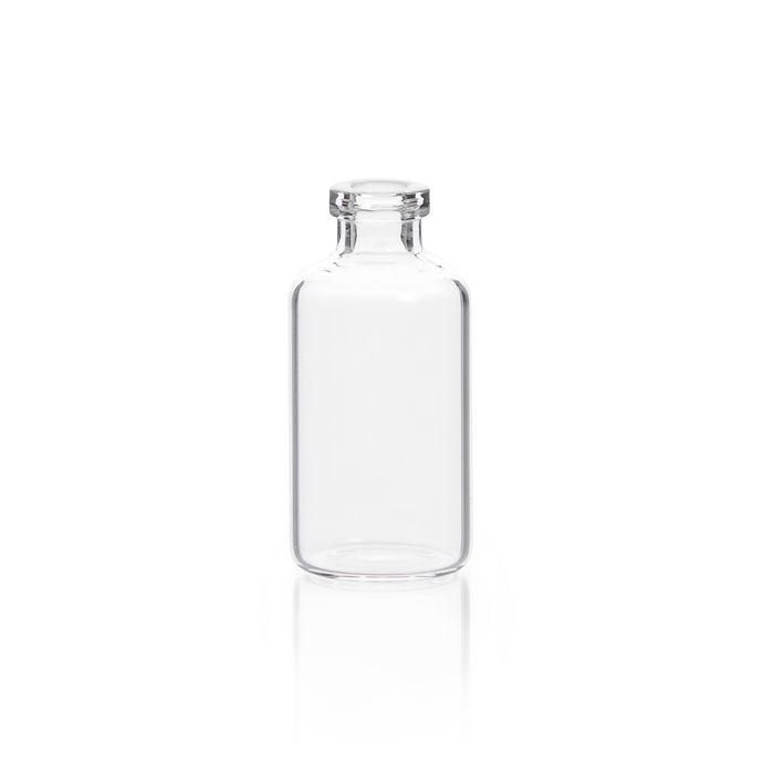 2ml Clear Glass Vials with 13mm Crimp Finish (500 per Pack) by Pasteur Pharmacy