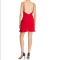 Sunset and Spring Ruffled Crossover Dress,Size Medium by Vanessa Jane