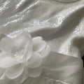 lilt Little Girls Embroidered Dot Mesh Dress, Ivory Size 4 by Vanessa Jane