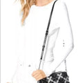 Michael Kors Crossbody MD Camera Bag Black/silver by Vanessa Jane