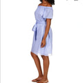 Michael Michael Kors Cotton Spring Bud Off-the-Shoulder Dress, Size Medium by Vanessa Jane