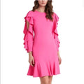Vince Camuto Womens Ruffled Dress, Size 4 by Vanessa Jane