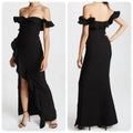 Likely Womens Miller Ruffled Off the Shoulder Formal Dress by Vanessa Jane