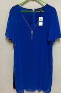 Thalia Sodi Necklace Shift Dress, Size Large by Vanessa Jane