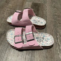 Lily and Dan pink footbed sandals, Size 9/10 by Vanessa Jane