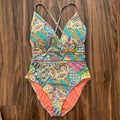 Bleu Rod Beattie Womens Seriously Sunny Wire-Free One-Piece, Size 14 by Vanessa Jane