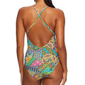 Bleu Rod Beattie Womens Seriously Sunny Wire-Free One-Piece, Size 14 by Vanessa Jane