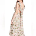 En Saison Maris Floral a-Line Dress in Sage, Size Medium by Vanessa Jane