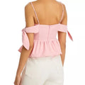 Fore Knot Trim Cutout Top, Size Small by Vanessa Jane
