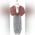 Free People Tessa Floral Print Ruched Dress, Size Medium by Vanessa Jane