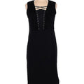 Love Scarlett Petite Corset-Laced Velvet Bodycon Dress by Vanessa Jane