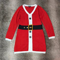 Allison Brittney Christmas Holiday Santa Long Sleeve Sweater Dress Womens Large by Vanessa Jane