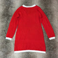 Allison Brittney Christmas Holiday Santa Long Sleeve Sweater Dress Womens Large by Vanessa Jane