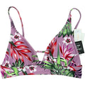Salt+ Cove Juniors Printed Front-Tab Bikini Top, Size Medium by Vanessa Jane