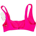 Salt + Cove Juniors Mint Spark Variegated Ribbed Bralette Bikini Top, Size Large by Vanessa Jane
