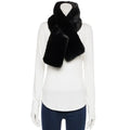 LC Lauren Conrad Women Black Pull Through Stole Scarf ~ One Size by Vanessa Jane