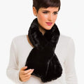 LC Lauren Conrad Women Black Pull Through Stole Scarf ~ One Size by Vanessa Jane
