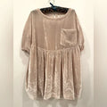 We The Free Moon City Velvet Babydoll Top, Small by Vanessa Jane