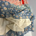 Zunie Denim and Floral Tiered Dress Youth Denim f Size Medium 10/12 by Vanessa Jane