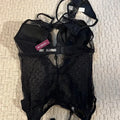 Adore me black lace bodysuit bustier, Size Medium by Vanessa Jane