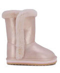 Sugar Girls Milhoja Cozy Boot – Rose Gold, Size 5M by Vanessa Jane