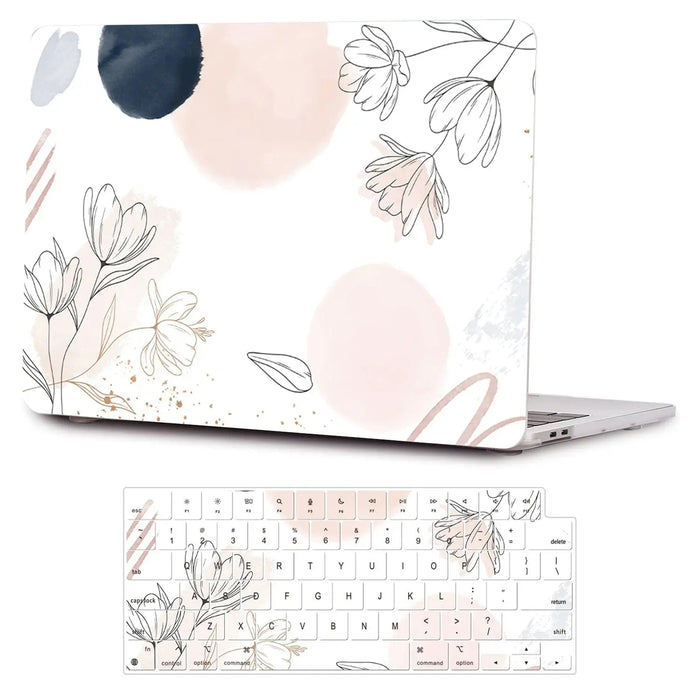 MacBook Air Case 13-inch - Watercolor Floral Design by Zerodamage Sahara Case LLC