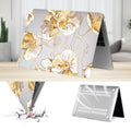 MacBook Pro Clear Case 13-inch - Gold Botanical Design by Zerodamage Sahara Case LLC